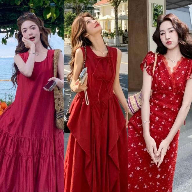 線上賭場:如果穿膩了黑色!不妨看看這些紅色裙子,夏天穿時尚有女人味